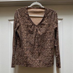 Charter Club Leopard print T
